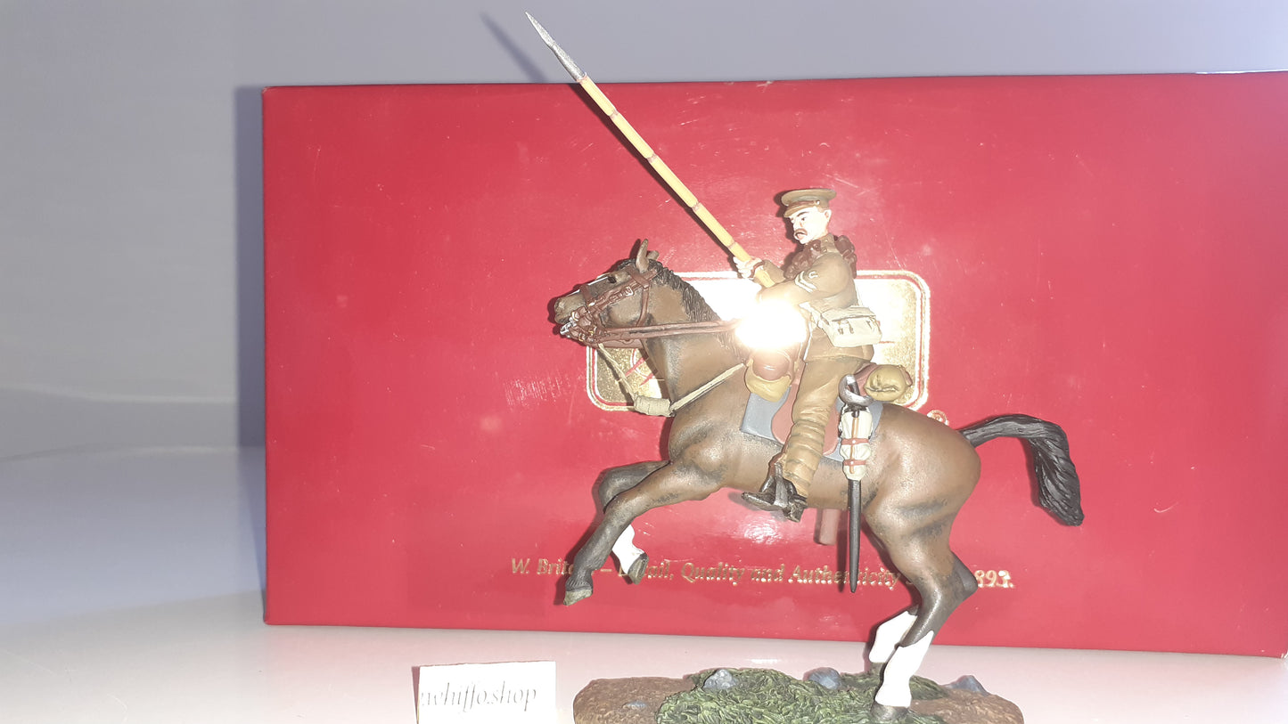 Britains ww1 17834 2006 British 9th Lancer Cavalry Mons 1914 metal boxed S7