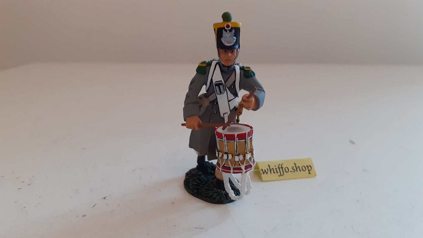 Britains 17996 french voltigeur drummer Napoleonic  waterloo 2009 1:32 b619