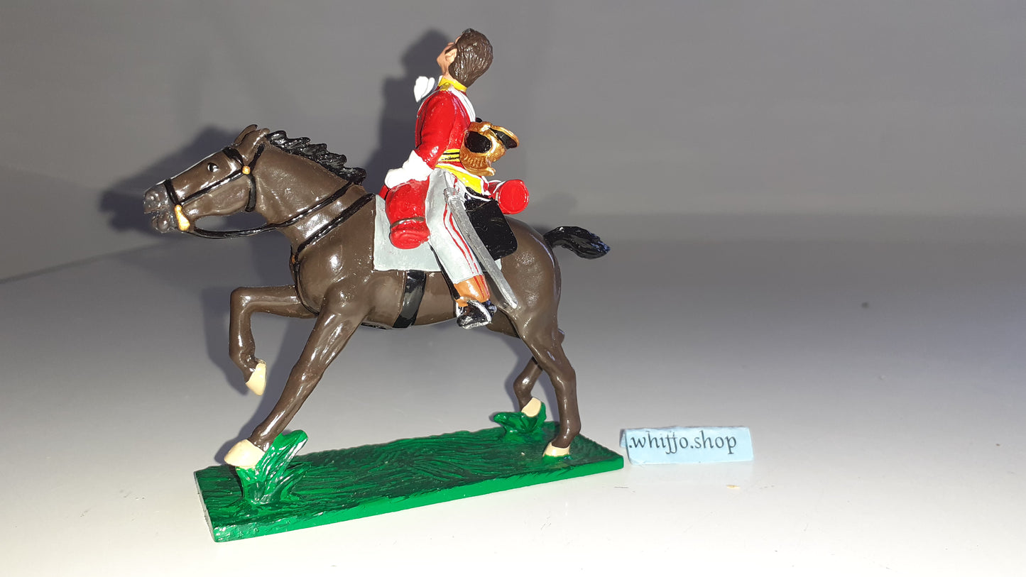 trophy miniatures 1991 Napoleonic War 6th Dragoons Brit Cavalry Wa76e 1:32 s848