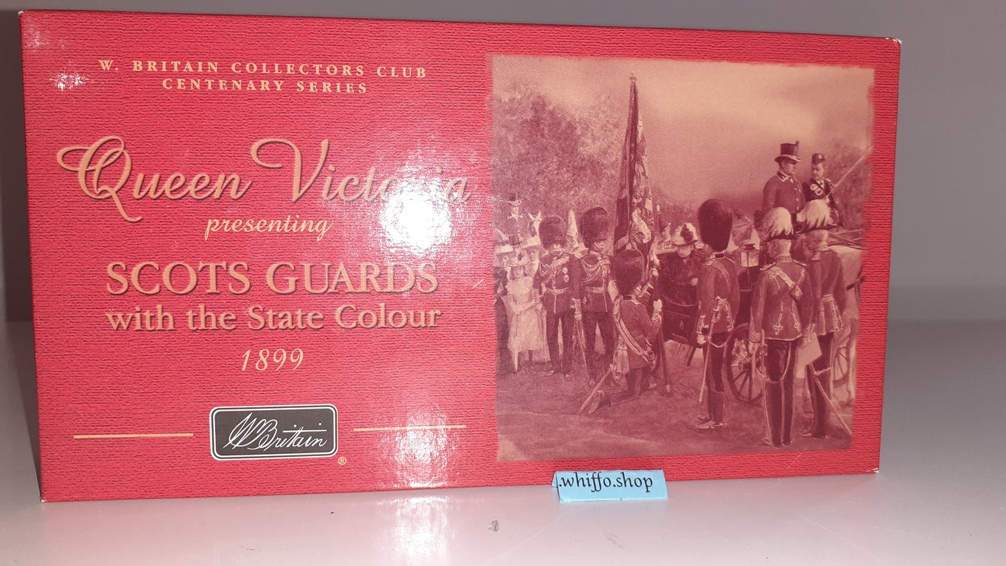 Britains 40106 Queen Victoria Scots Guards Brass band boxed  S8  for sale