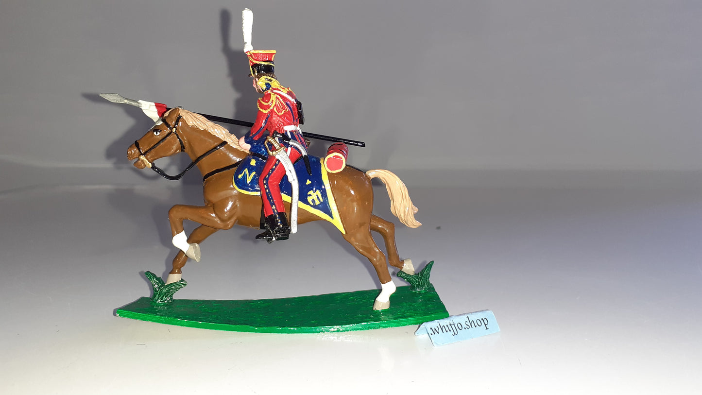 trophy miniatures 1991 Napoleonic War Dutch Lancers Cavalry Wa54b 1:32 s848