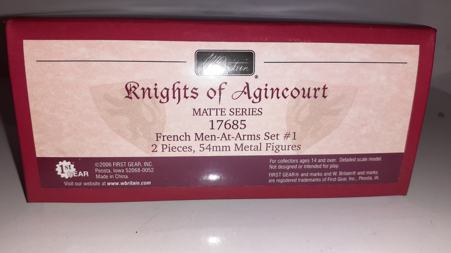 BRITAINS 17685 Knights Of Agincourt Men At Arms french 2006 1:32  Wdb1