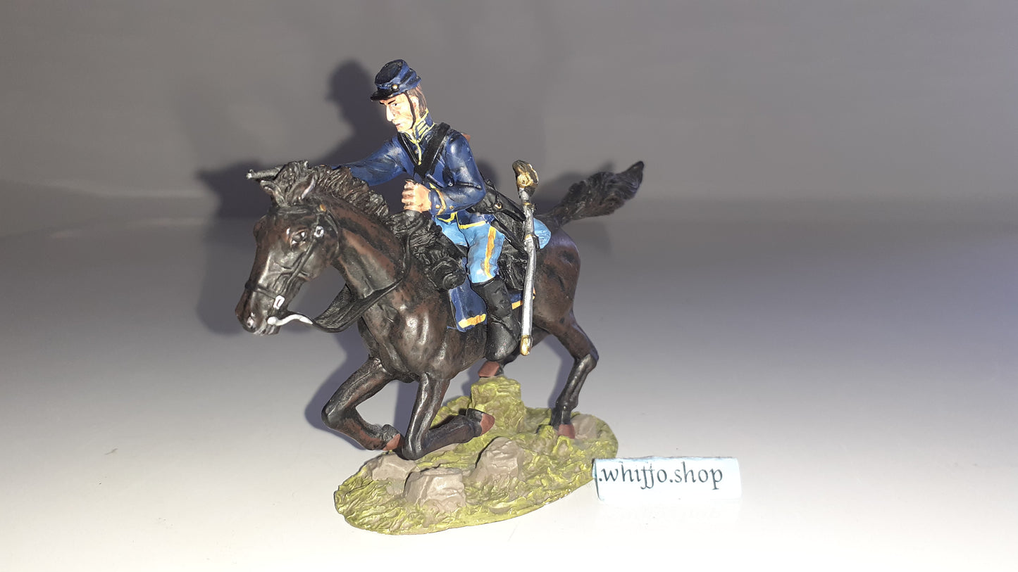 BRITAINS 17397 Acw Union Cavalry Pistol Wild West Boxed 2002 Metal 1:32 S614