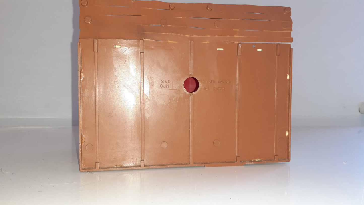 Timpo acw Wild West Building  1970s Plastic Missing Parts 1:32