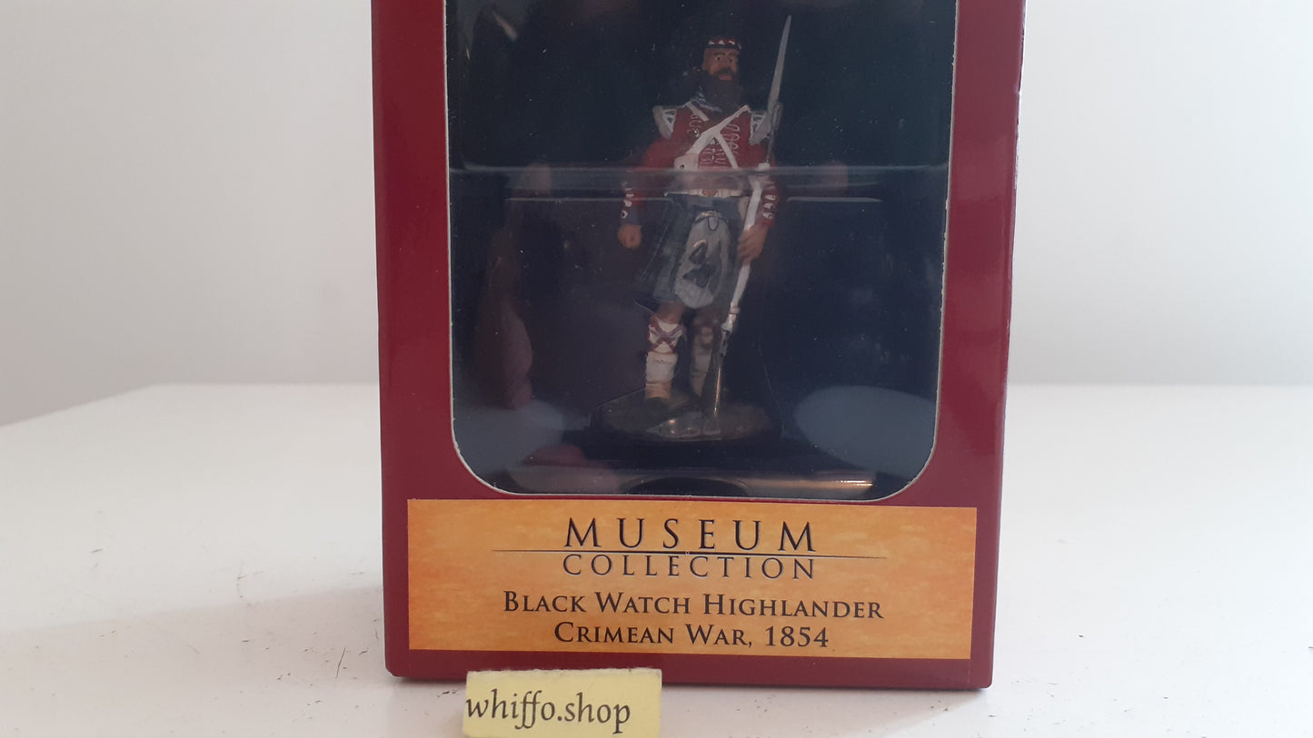 Britains 10001 museum collection black crimean war Highlander metal boxed s8