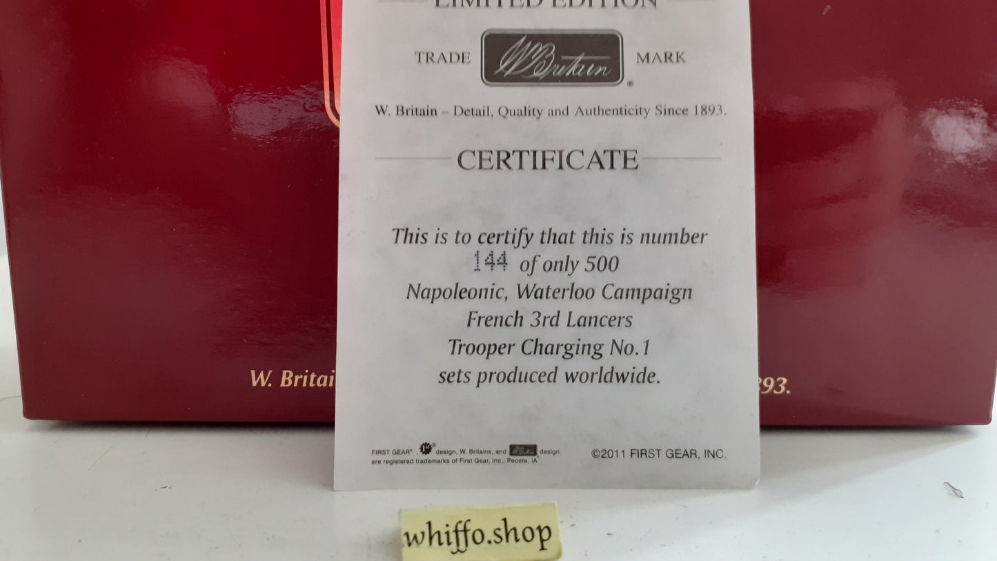 Britains 36068 French lancer waterloo 2011 napoleonic 500 made 1:32 metal S856