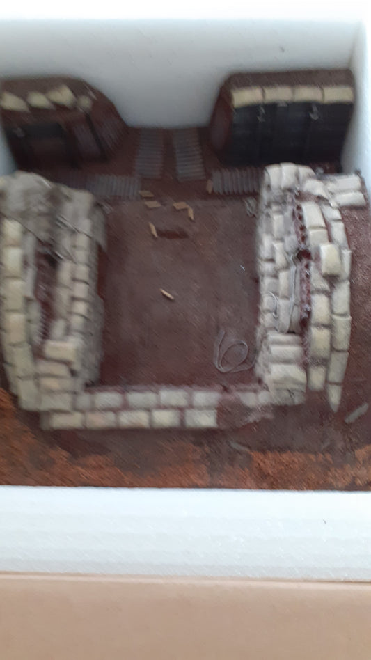 Britains 51009 ww1 ww2 gun emplacement boxed s447