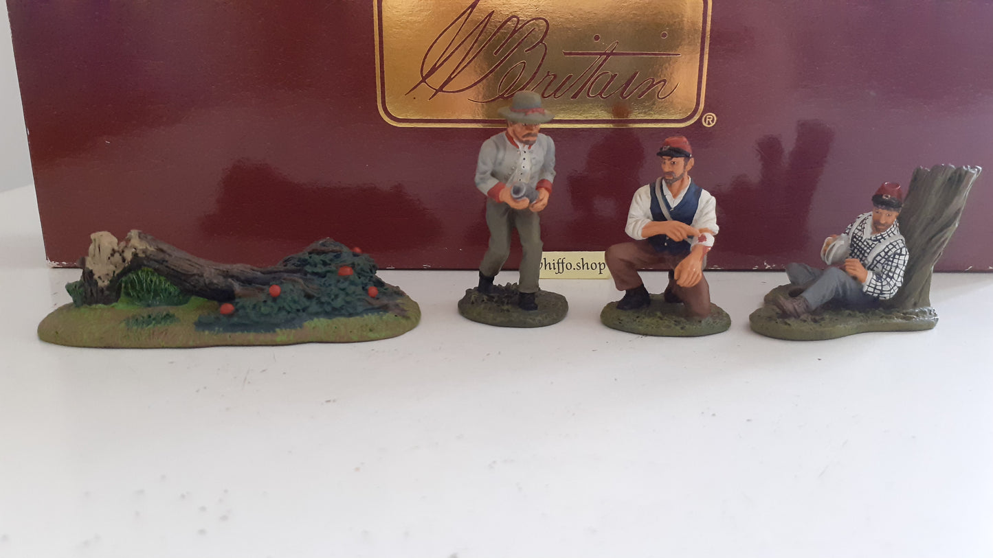 Britains 17535 2003 acw confederate double cannister artillery  1:32  s512