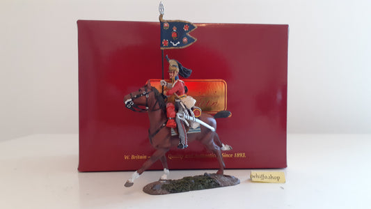 Britains Waterloo 36066 1st royal dragoons cavalry Napoleonic Guidon Bearer 2011 S8b45