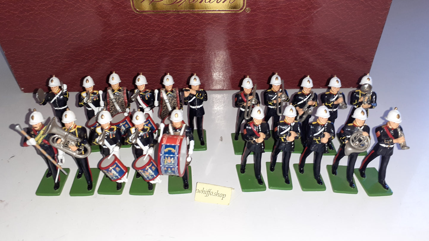 Britains 41102 2004 Ltd Edition Large Royal Marines Band boxed 1:32 S7