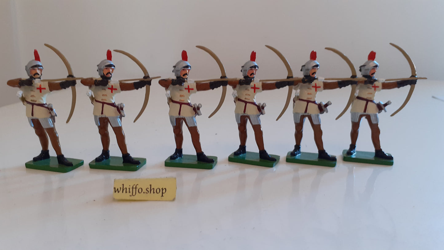 BRITAINS 40235 Knights Of Agincourt english longbow archers 2003 1:32  s8b30