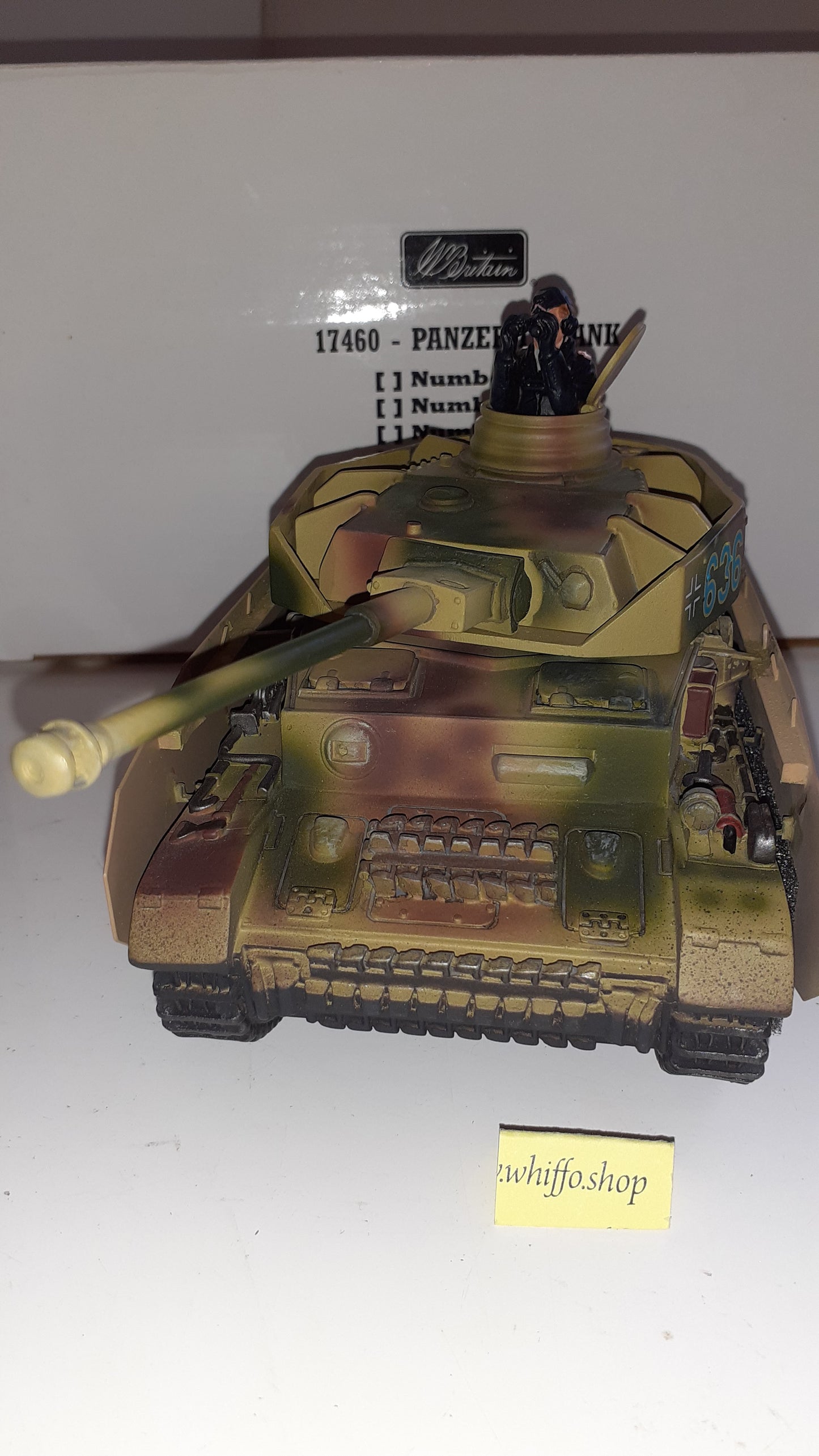 Britains 17460 636 ww2 German Panzer 4 tank IV boxed 1:32 2003 Wdb