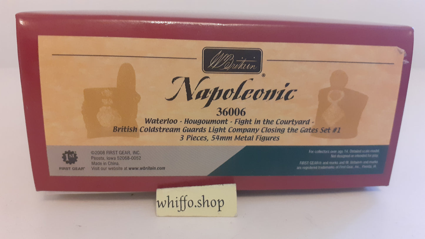 Britains 36006 Napoleonic Coldstream guards hougoumont gates 500 made 2008 S650