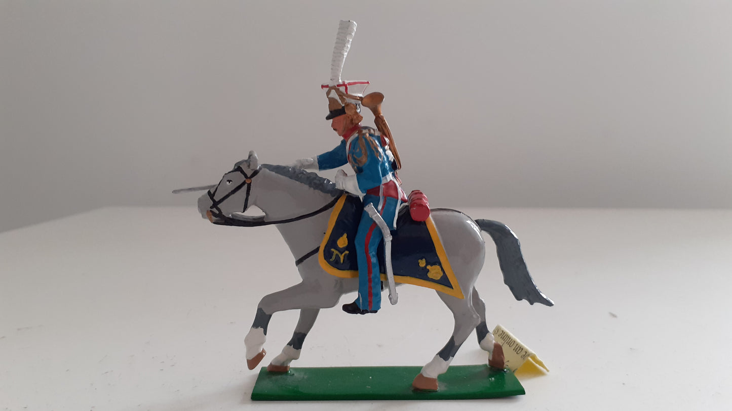 trophy miniatures 1991 Napoleonic War Dutch red Lancers trumpeter Wa54 1:32 s846