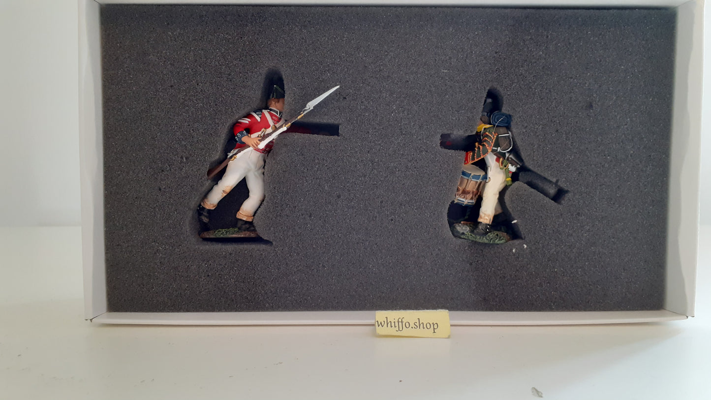britains 17884 drummer  napoleonic hougoumont Waterloo coldstream 2007 box s533