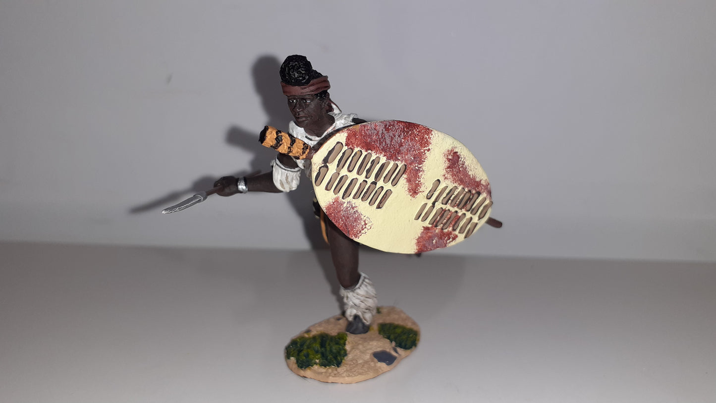 Britains 20035 Zulu wars 24th Foot Zulu indlindlo Regt 1:32  2012 boxed B11