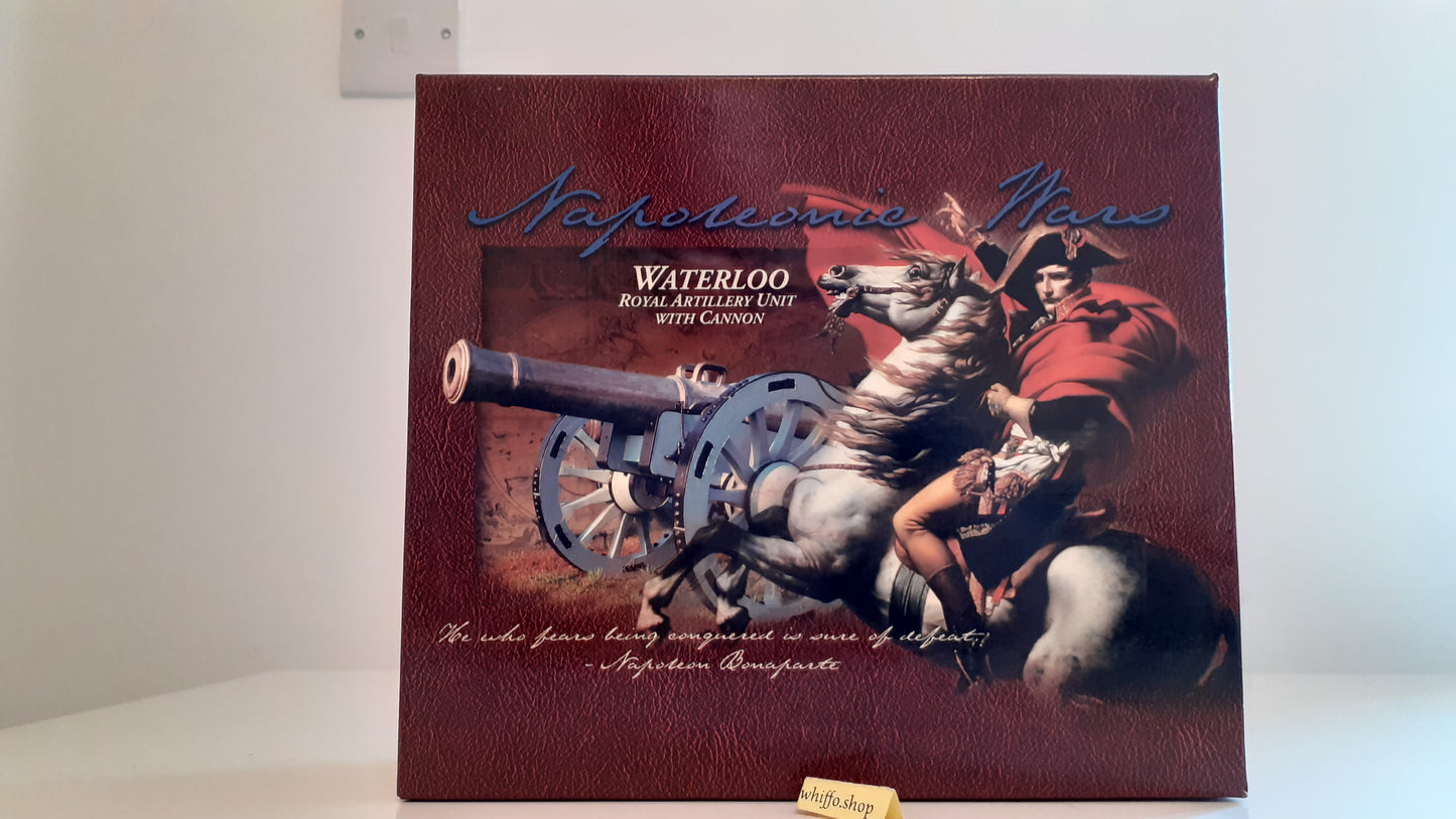 Britains 00290 Napoleonic Waterloo rha royal horse artillery cannon 2000 b346