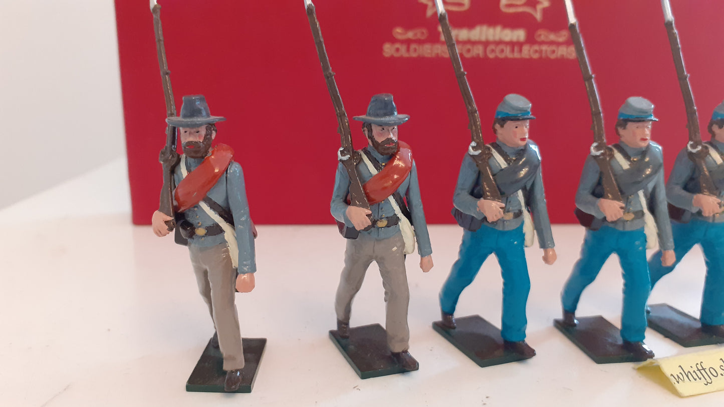 tradition 916 acw confederate infantry 1995 made 1:32 metal S450
