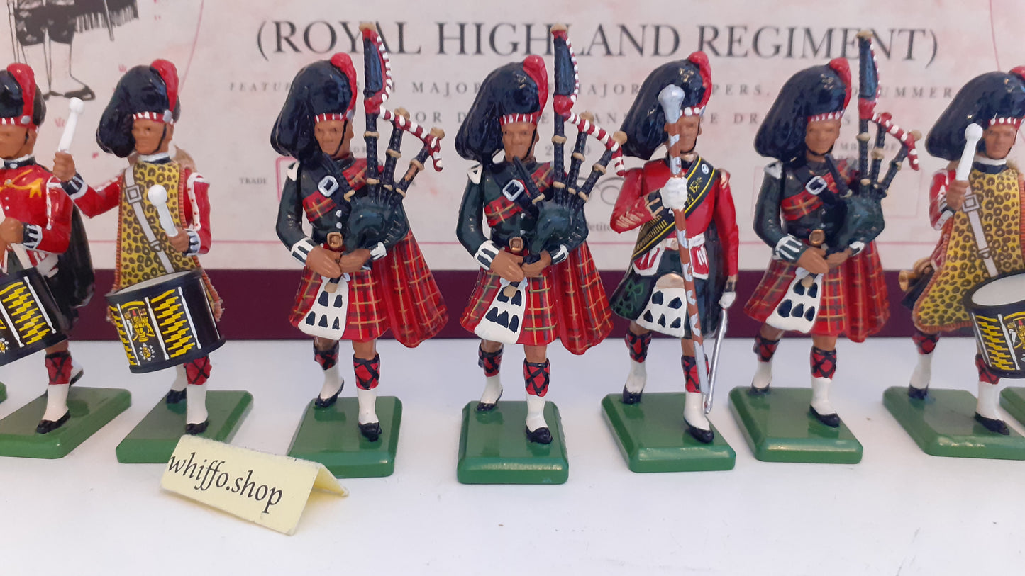 Britains limited edition 5196 Pipes Drums Black Watch royal Highland 1996 S759
