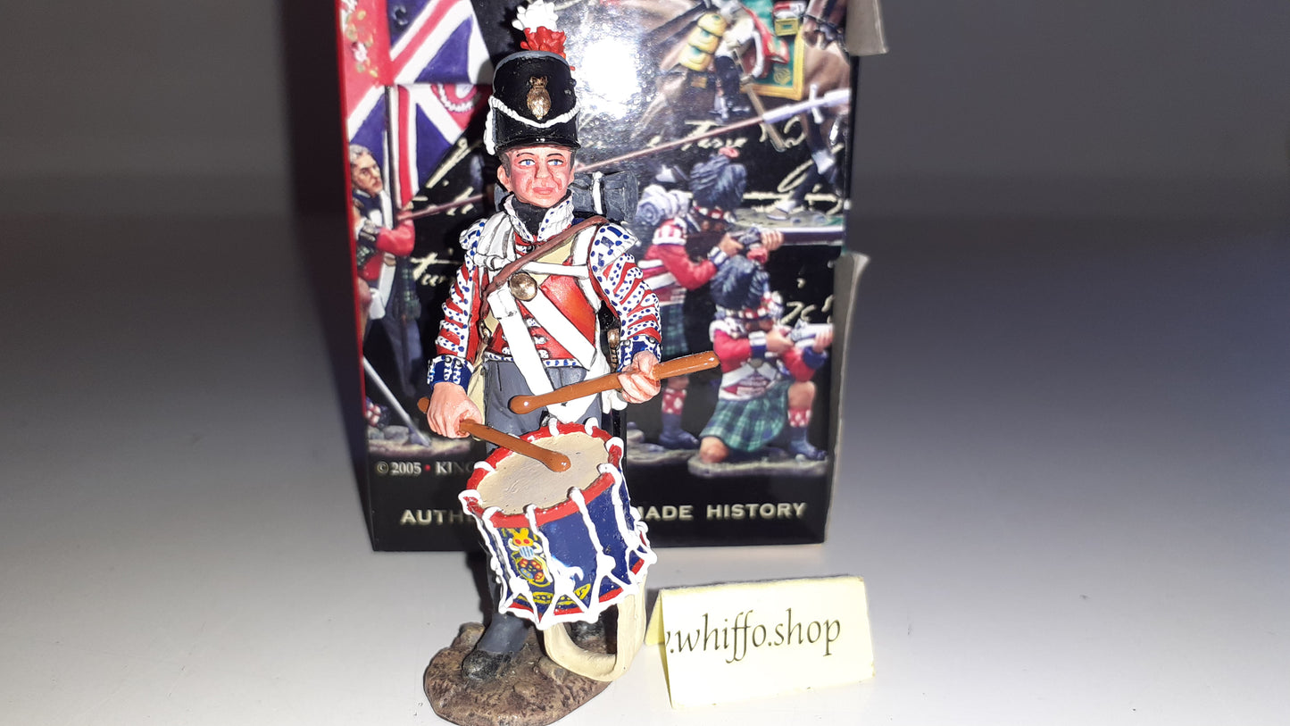 King and country Napoleonic Na132 Coldstream Guards Drummer Boy 2007 boxd wdb Rb