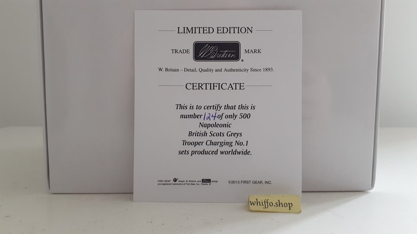 Britains 36098 Napoleonic Scots Grey only 500 made waterloo 2012 1:32 wdb60