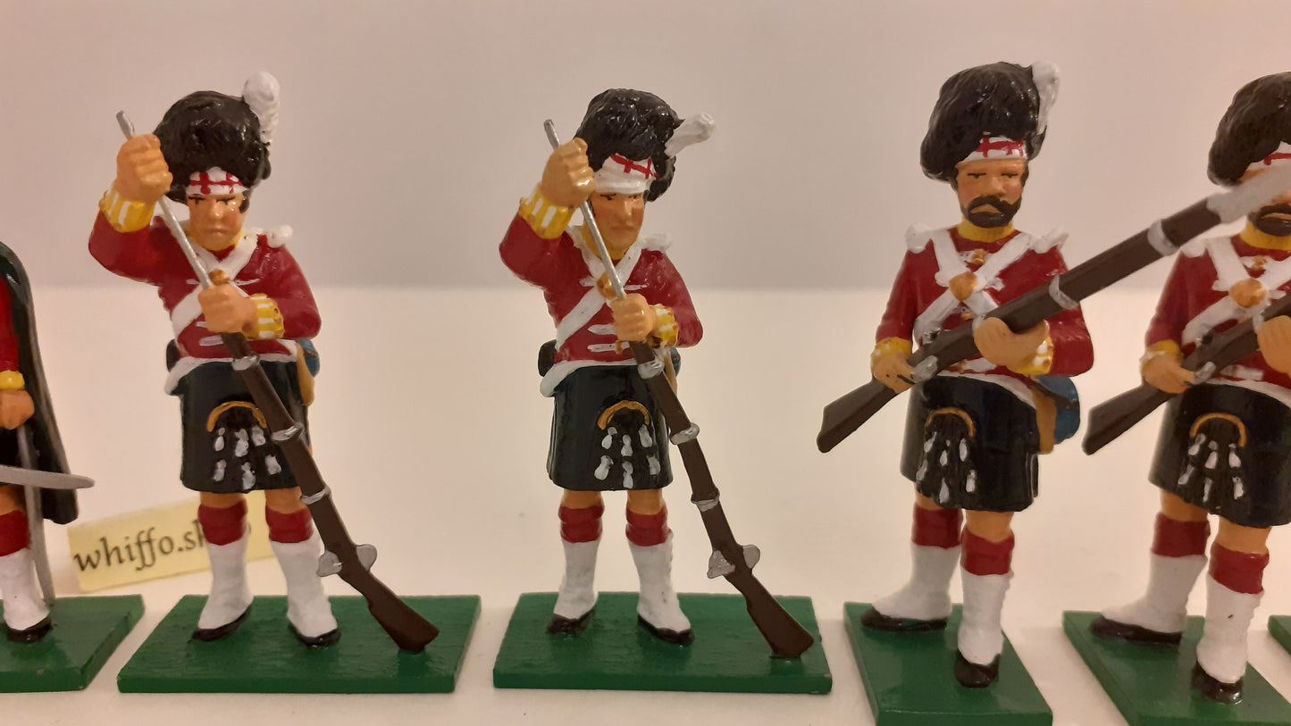 trophy miniatures 1991 waterloo napoleonic 93rd highlanders Crimean war box S854