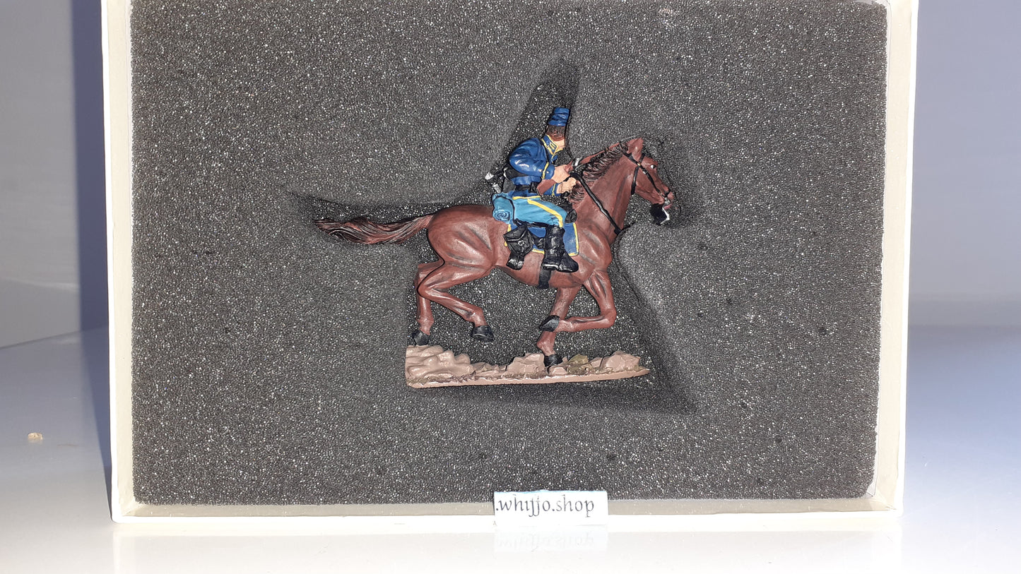 BRITAINS 17401 Acw Union Cavalry Rifle Wild West Boxed 2002 Metal 1:32 S623