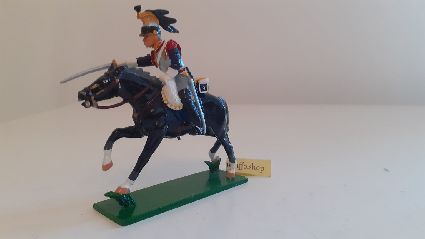 trophy miniatures 1991 Napoleonic War French Cavalry Cuirassier Wa10c 1:32 s840
