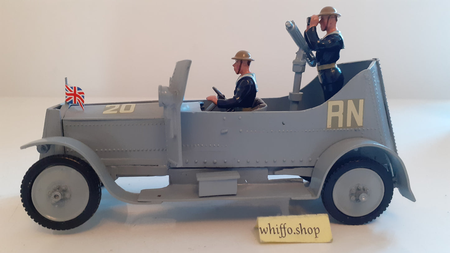 Britains 8925 royal navy armoured car vickers and crew ww1 1993 s435