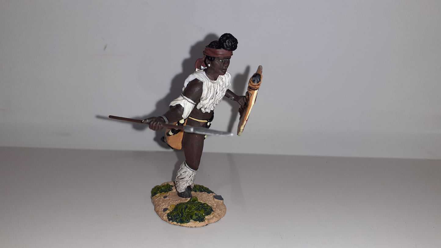 Britains 20035 Zulu wars 24th Foot Zulu indlindlo Regt 1:32  2012 boxed B11