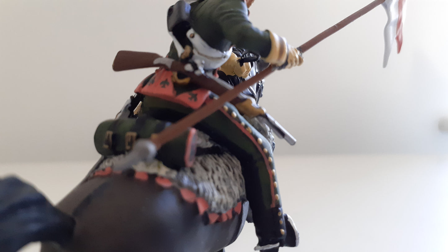 Britains 36069 Napoleonic hougoumont Waterloo French 3rd lancers rearing s450