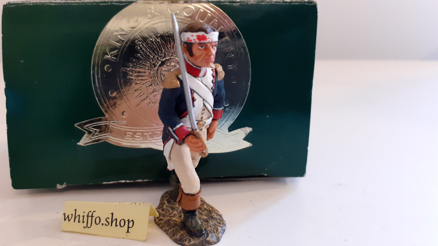 King and country French Infantry Officer Napoleonic boxd 1:30 na24 2003 Rb23