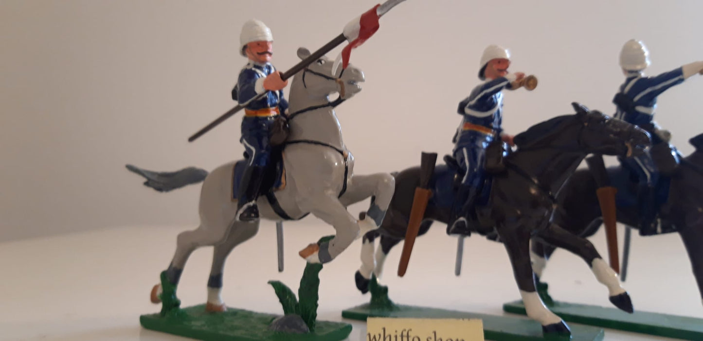 trophy miniatures 1991 Zulu War 17th Lancers Command Cavalry Zs31 1:32 s899