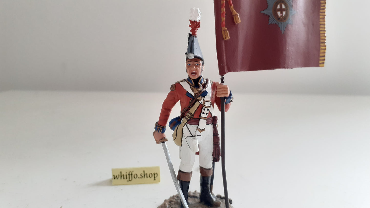 King and country Napoleonic Na126 Coldstream Guards colours flag 2007 boxd s130