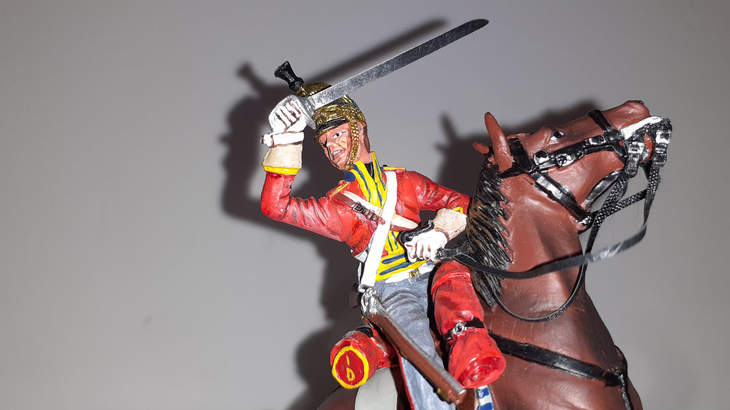 Britains 36062 Napoleonic Waterloo 1st Royal Dragoons Trooper Charging boxed S8