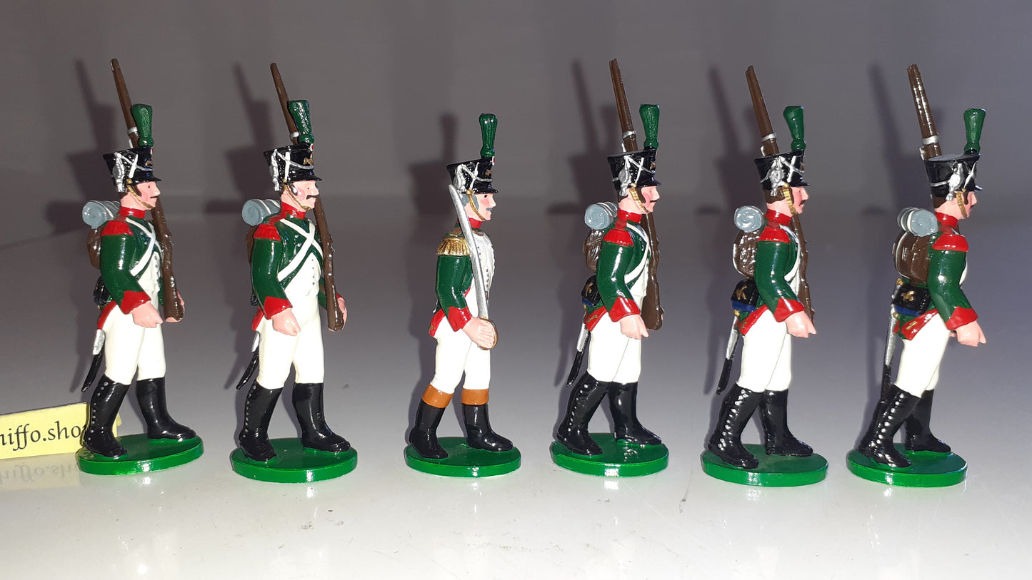 trophy miniatures 1991 Npia4 Velite Chasseurs Guard Italy Napoleon 1:32 Box S255