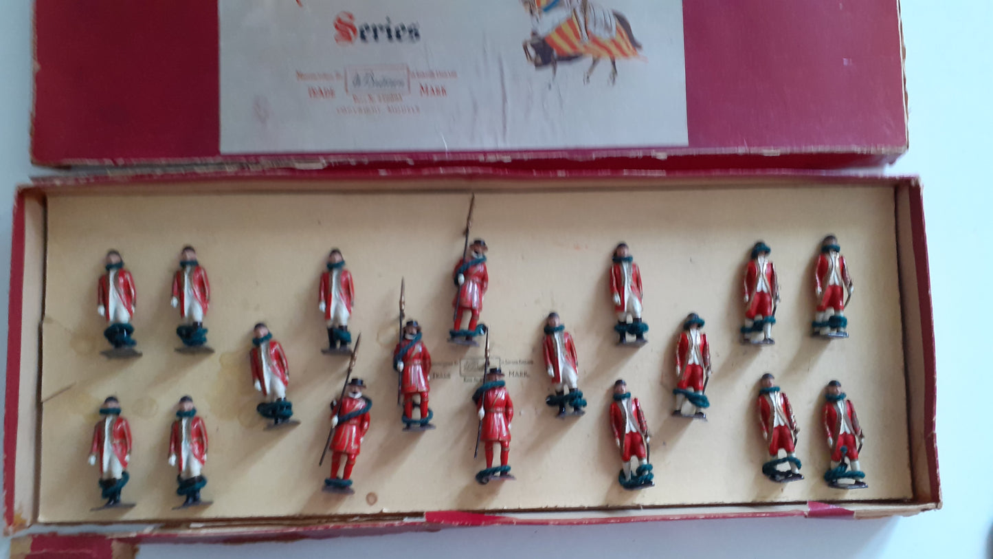 Britains 1475 coronation coach Beefeaters coxhmen outrider boxed 1:32 1952 wdb60