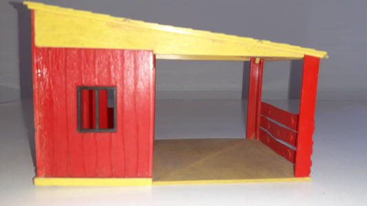 Timpo acw Wild West Building  1970s Plastic Missing Parts 1:32