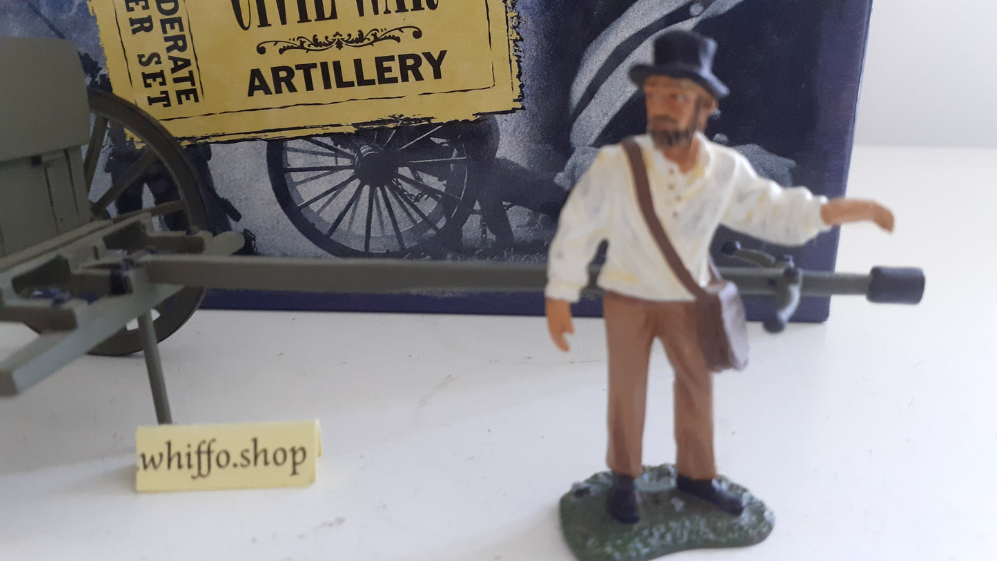 Britains 17432 2003 acw confederate limber set artillery  1:32  s512