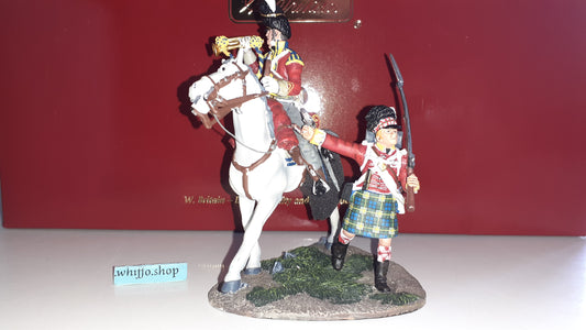 Britains 36061 Napoleonic Scots Grey Gordon Highlander waterloo 2009 1:32 S754