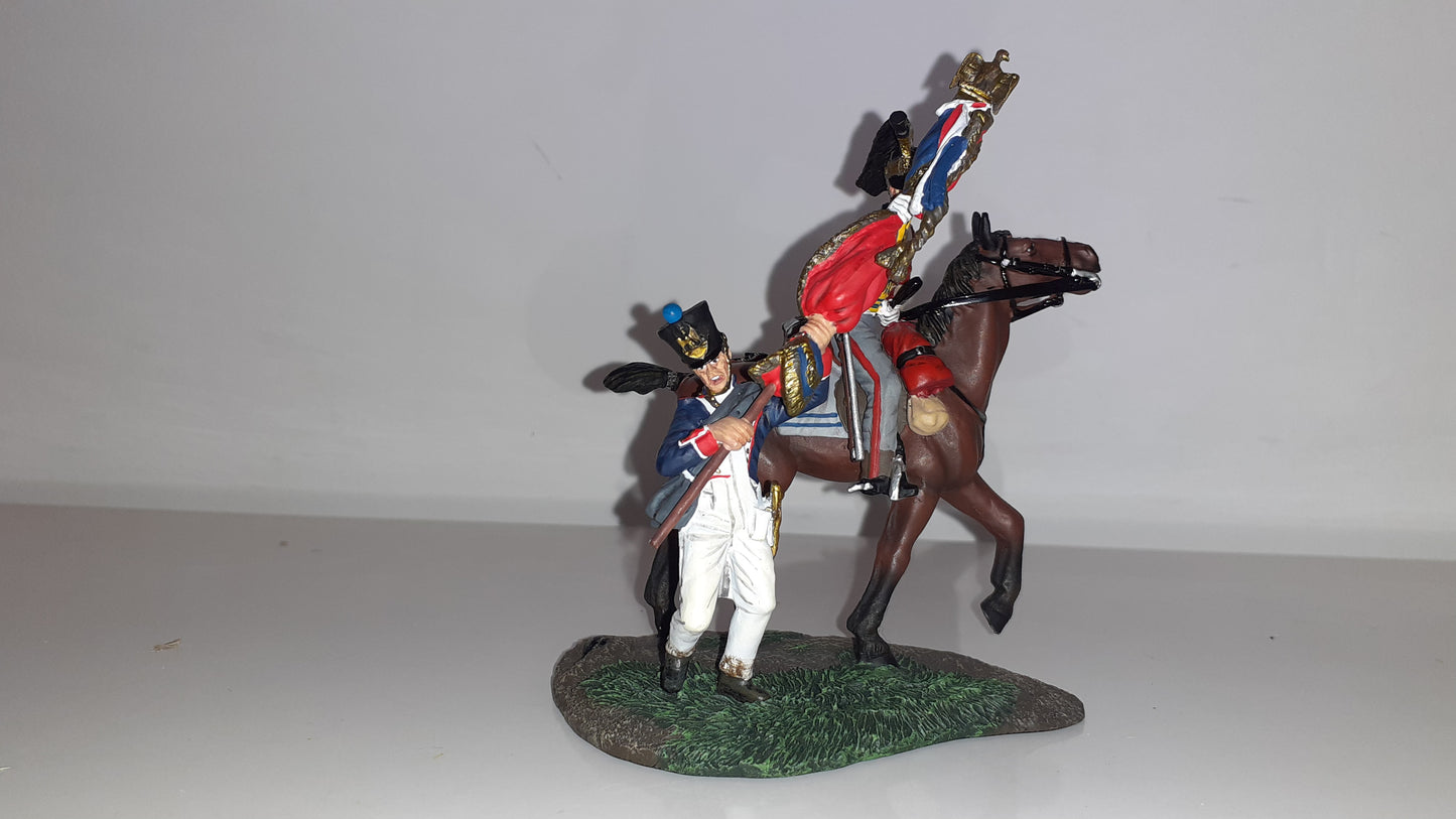 BRITAINS 36084 Napoleonic Waterloo 1st Dragoons Capture Eagle 2012 1:32 Wdb1