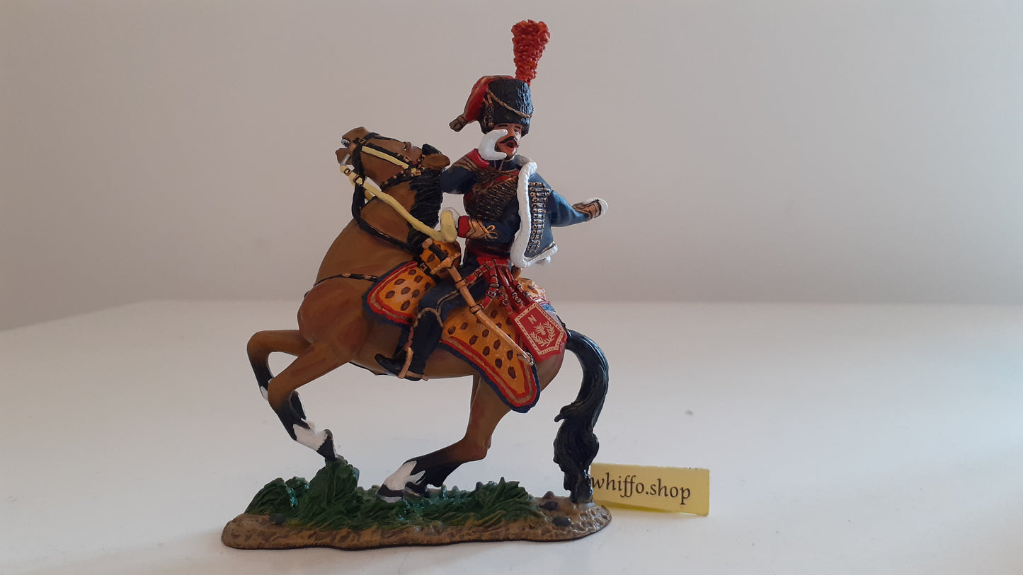 King and country Horse officer artillery Napoleonic mounted boxd 1:30  na66 S454