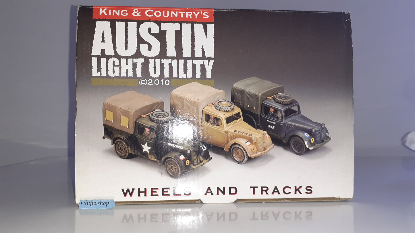 King and country 2010  ww2 8th Army Austin Light Truck box 1:30 Ea056 S169