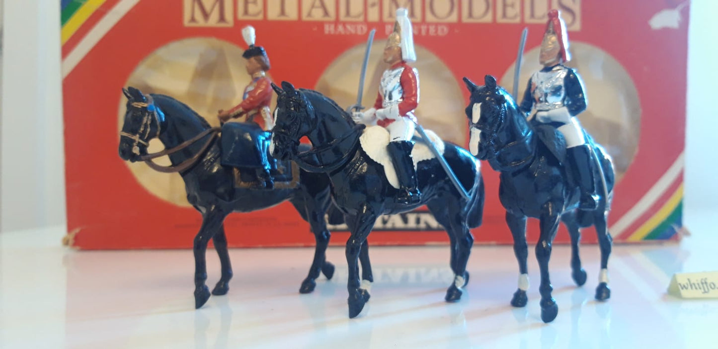 Britains 7233 ceremonial lifeguards queen  Buckingham palace 1:32 metal 1980s s7b11
