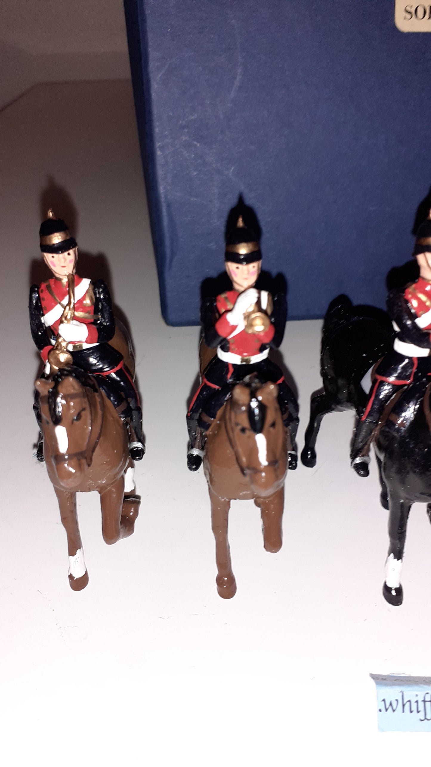 Dorset Soldiers Britains Compatible Mounted Yeomanry Band 1:32 metal boxd 80s S4 for sale