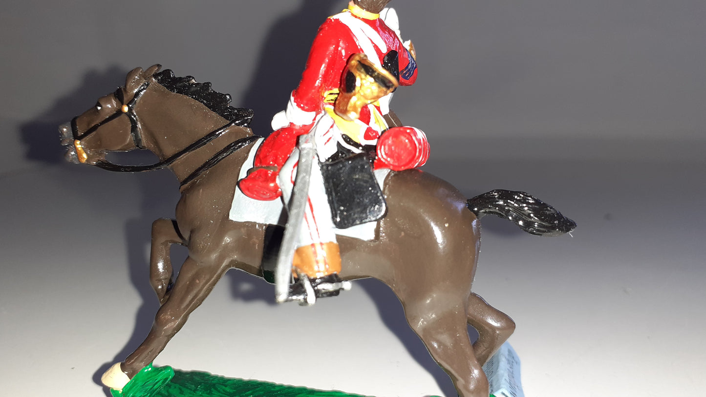trophy miniatures 1991 Napoleonic War 6th Dragoons Brit Cavalry Wa76e 1:32 s848