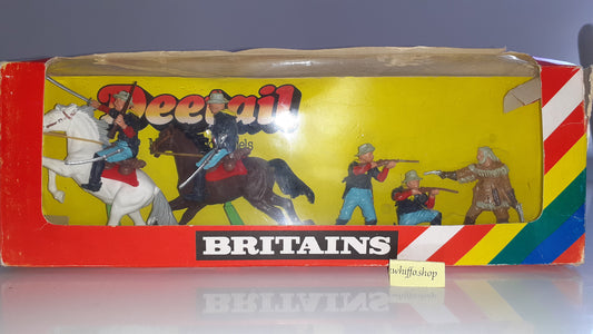 Britains deetail 7498 1980 Deetail 7th Cavalry boxed 1:32 S7