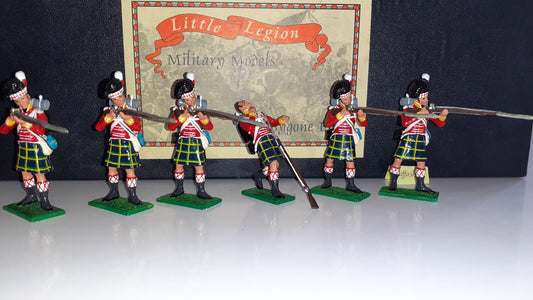 Little Legion Napoleonic Waterloo Gordon Highlanders Wb19 Box 1:32 metal S7