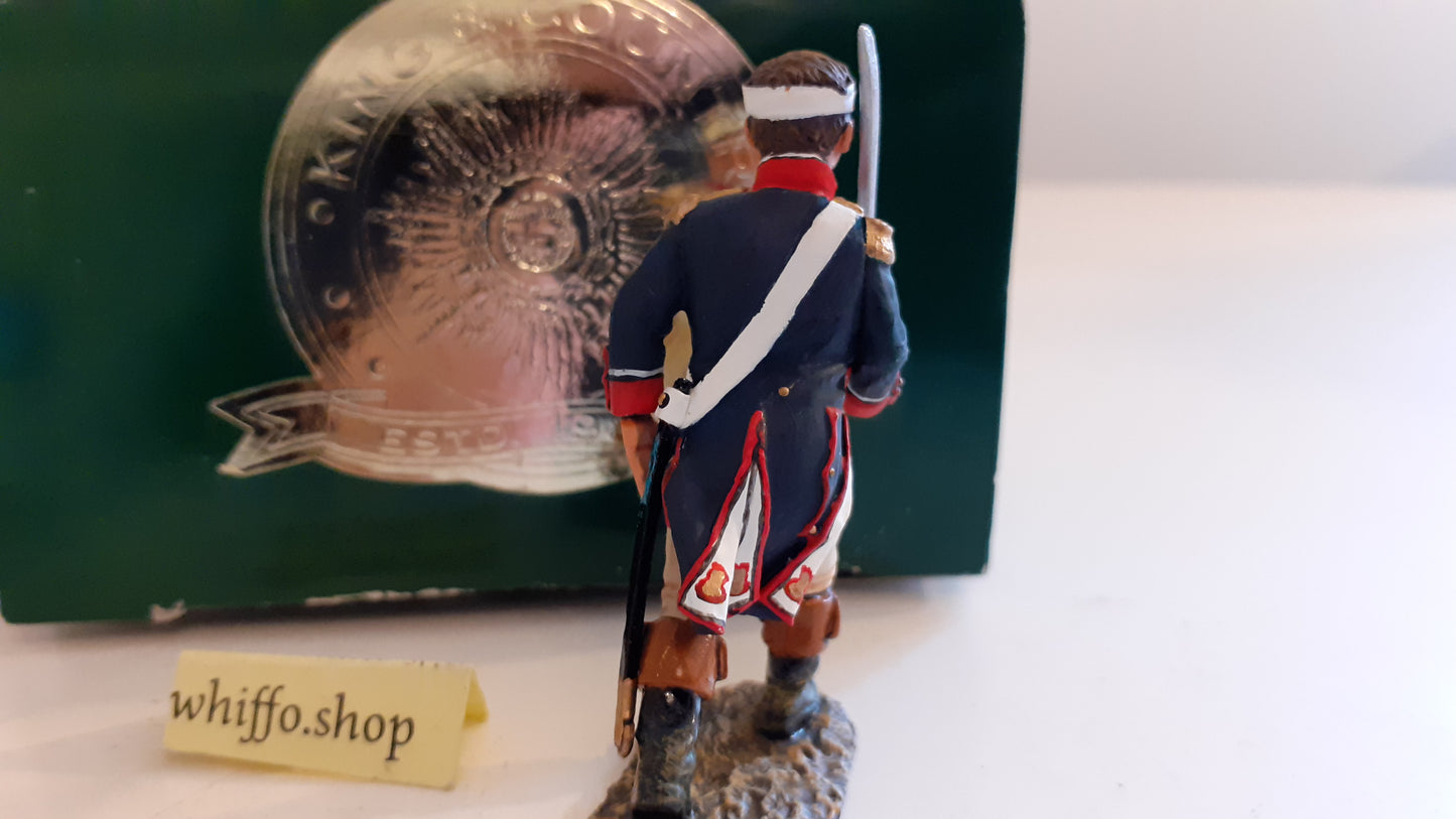 King and country French Infantry Officer Napoleonic boxd 1:30 na24 2003 Rb23