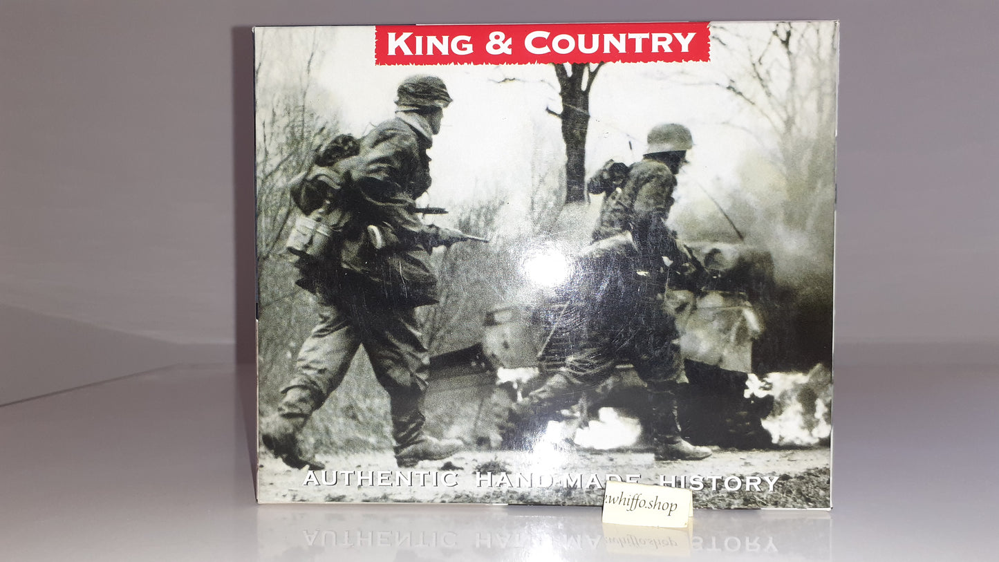 king and country wss123 ws123 ww2 german waffen mg42 Team 1:30 metal boxed 2008 s8